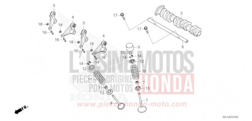 ARBRE A CAMES/SOUPAPE CMX1100AS de 2025